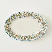 Vintage Porcelain Oval Serving Platter