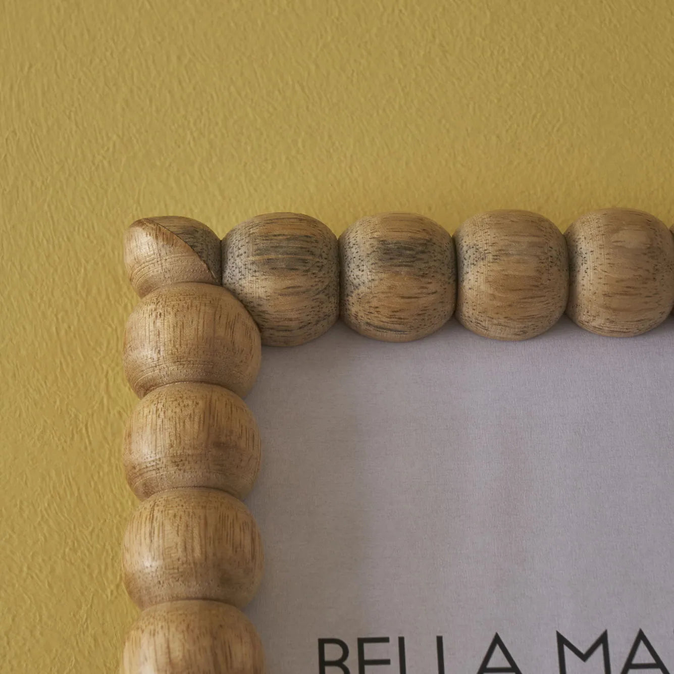 Violet Beaded Mango Wood Picture Frame design detail