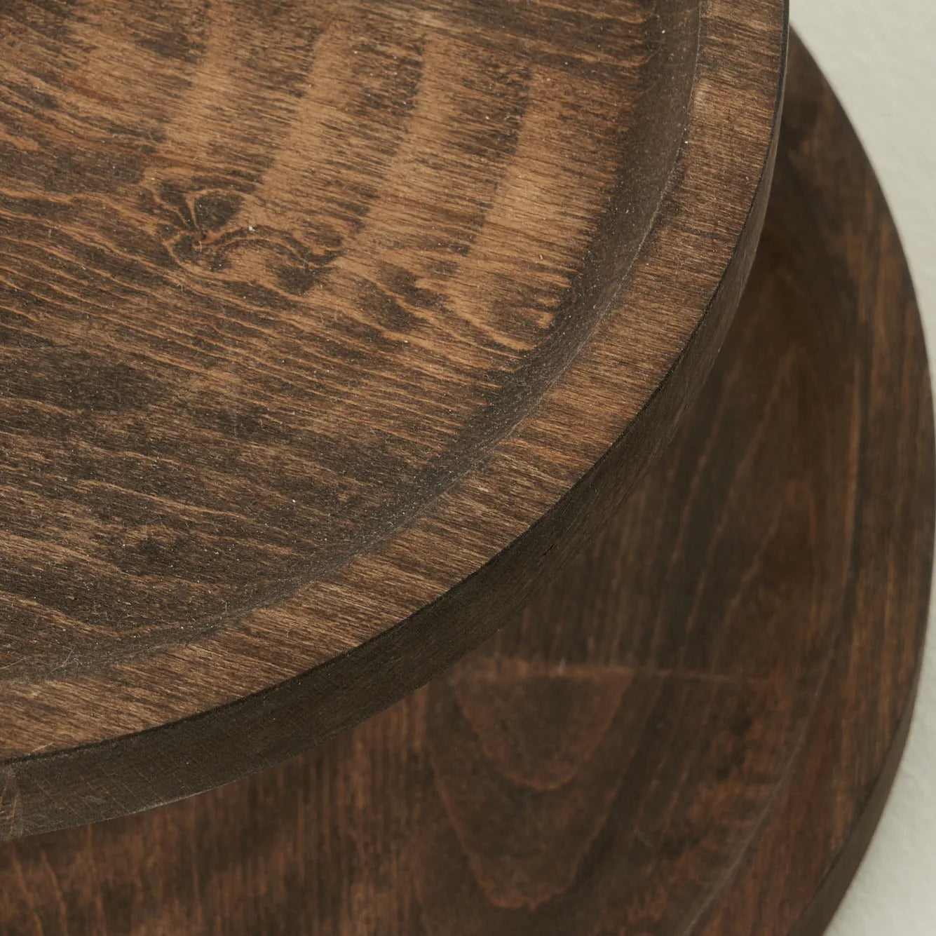Wooden 2-Tier Serving Stand detail view