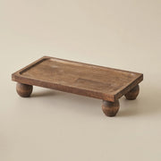 Wooden Rectangular Serving Stand
